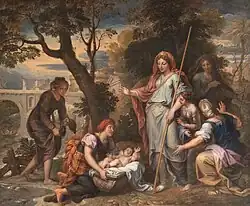 Michel Нахождение Моисея. Ок. 1675. Холст, масло. Частное собрание