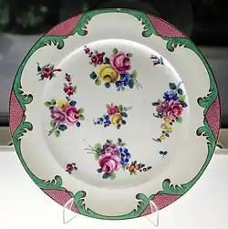 Тарелка. «Французские цветы». 1770