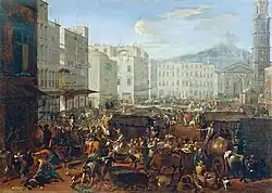 В. Кодацци и М. Черквоцци. Восстание Мазаньелло в Неаполе. 1648. Холст, масло. Галерея Спада, Рим