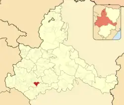 Расположение муниципалитета на карте провинции