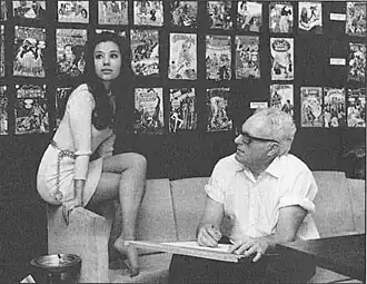 Майк Сековский и модель Джойс Миллер.Создание образа Чудо-женщины