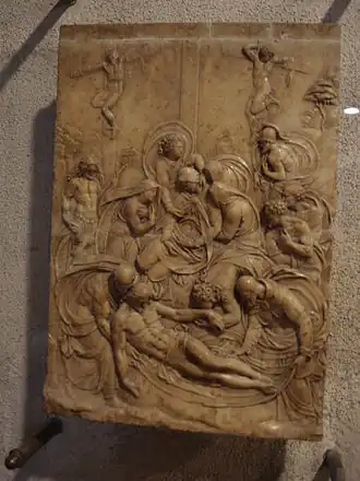 Барельеф «Снятие Христа с креста». Замок Сфорца