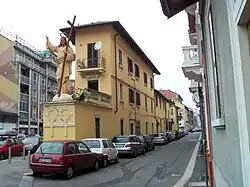 Статуя Христа в Нозедо, на границе с Корветто