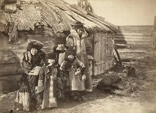 Группа минусинских татар — хакасов. Начало XX века