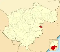 Расположение муниципалитета на карте провинции