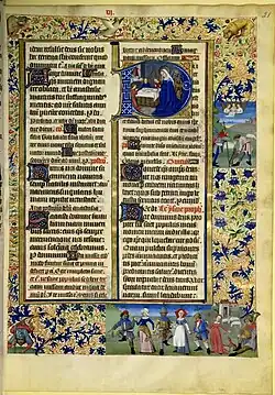 Danse de paysans et apparition aux bergers, f.21