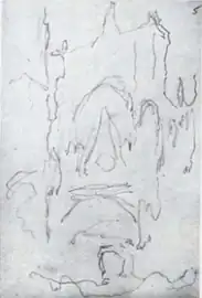 D166. Рисунок портала собора