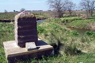 Памятник на месте сражения