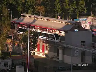 Общий вид станцииПлатформа станции