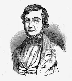 Портрет Эдвардса из произведения «Жизнь и приключения фальсификатора и мошенника, полковника Монро Эдвардса», изданной через год после его смерти