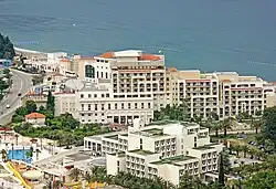 Вид на отели «Сплендид» и «Медитеран»