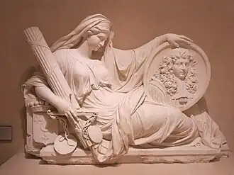 Надгробный памятник Антуану д'Обре. 1671. Мрамор. Лувр, Париж