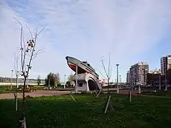 Вид на улицу Гидростроителей со стороны сквера Катерникам