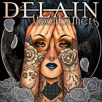 Обложка альбома Delain «Moonbathers» (2016)