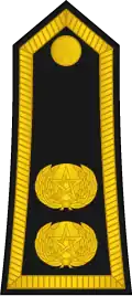 Погон старшего полковника (Colonel Major) Королевской жандармерии Марокко.