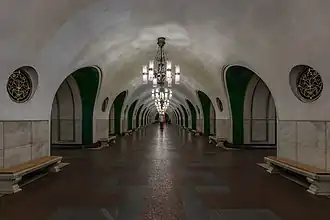 Центральный зал станции Выявленный объект культурного наследия № 638877990№ 638877990