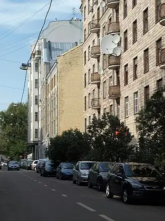 Дом, в котором расположена квартира Вахтангова Евгения Багратионовича