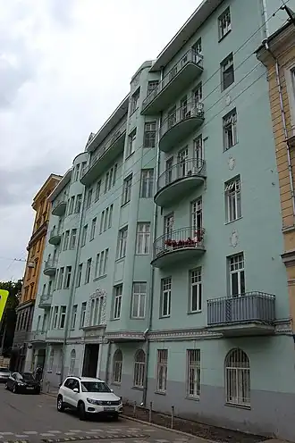 Доходный дом К. К.Мазинга, 1912 г., архитектор Г.Ф.Ярцев.