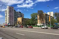 Марксистская улица у пересечения с переулком Маяковского