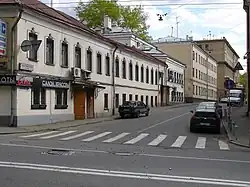 Начало Пестовского переулка. Вид от Николоямской улицы