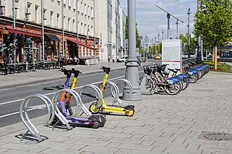 Станционные механические велосипеды на Пречистенской набережной, 2023 год