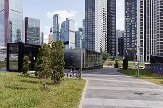 Входной вестибюль станции метро и платформы МЦК