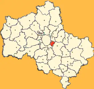 Люберецкое благочиние на карте