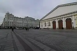 Вид на Манеж с Сапожковской площади