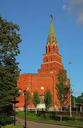 Боровицкая башня, 2012 год