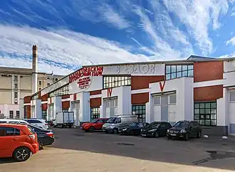 Здание гаража, вид со стороны ул. Образцова