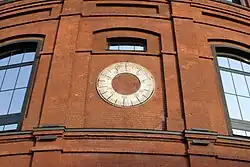 Циферблат без стрелки на газгольдере