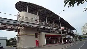 Общий вид станцииПлатформа станции