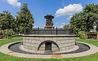 И. П. Витали. Фонтан на Театральной площади в Москве. 1835