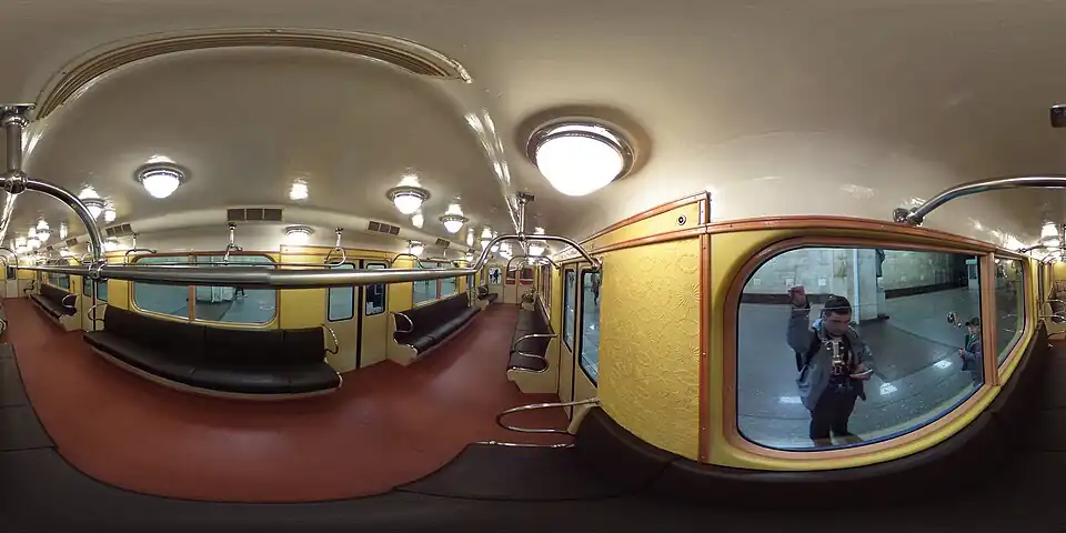 Пассажирский салон, панорамный вид