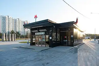 Вестибюли станции метро «Генерала Тюленева», сентябрь 2024 года