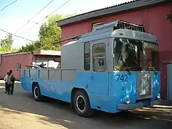 Грузовой троллейбус КТГ-2 №742