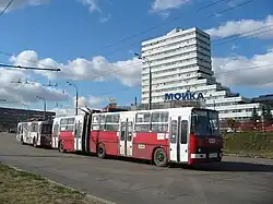 Бывшая троллейбусная конечная на Озёрной площади