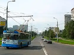 Уссурийская улица в районе дома 14 (2004 год)