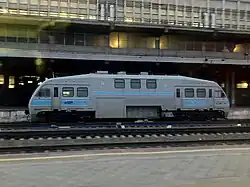 Автомотриса АС01 у самарского жд-вокзала