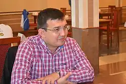 Муродулло Амриллаев на чемпионате мира по международным шашкам в Уфе, 2013