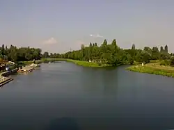 Устье реки летом 2007 года.