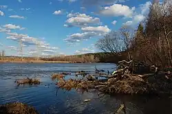 Место впадения в Уфу