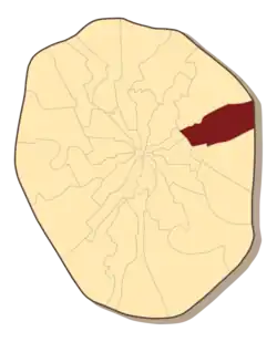 Первомайский район на карте 1978 года