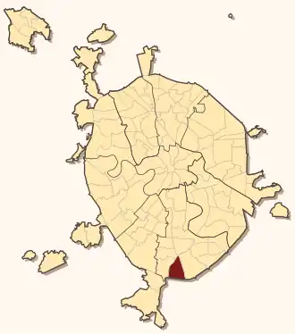 Бирюлёво Западное на карте