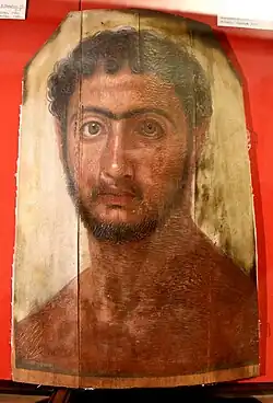 Один из фаюмских портретов (Petrie 8; каталожное обозначение UC 19610)