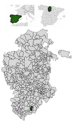 Расположение муниципалитета на карте провинции