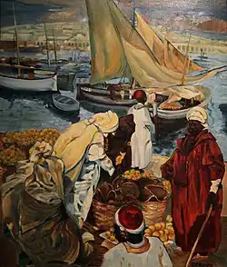 Порт Алжира. Апельсины (вариант)