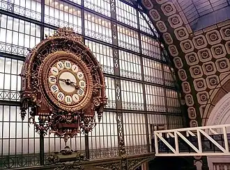 Часы Гар д'Орсэ, архитектор Виктор Laloux