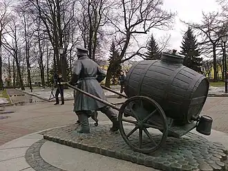 Памятник петербургскому водовозу