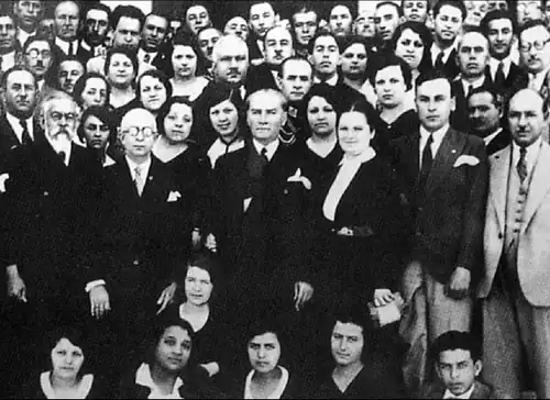 Церемония учреждения турецкого исторического общества, 1931 г.